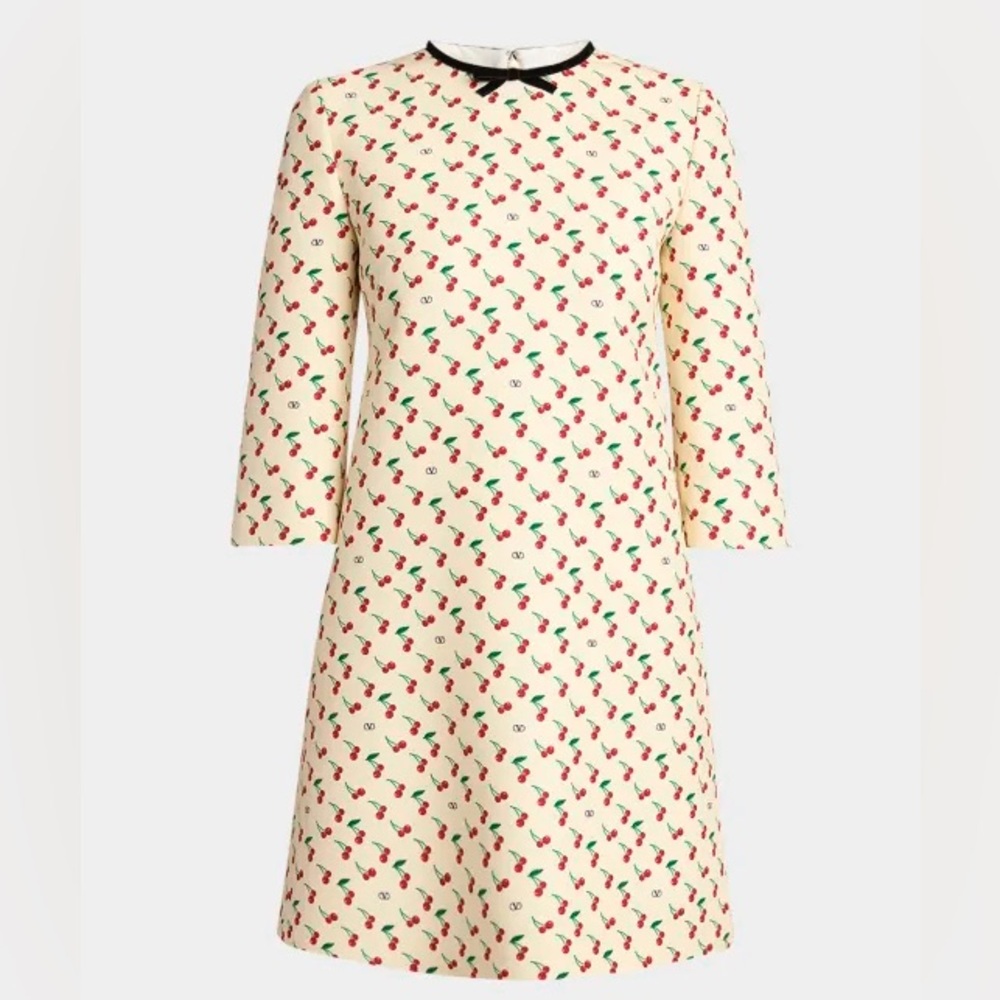 NWT Valentino Garavani Cherry-Motif Dress size 40